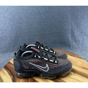 Nike Air VaporMax 2021 Shoes Womens Size 7.5 Black Sneakers Flyknit Multicolor